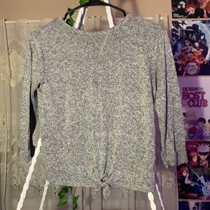 Old Navy Grey Long Sleeve Shirt